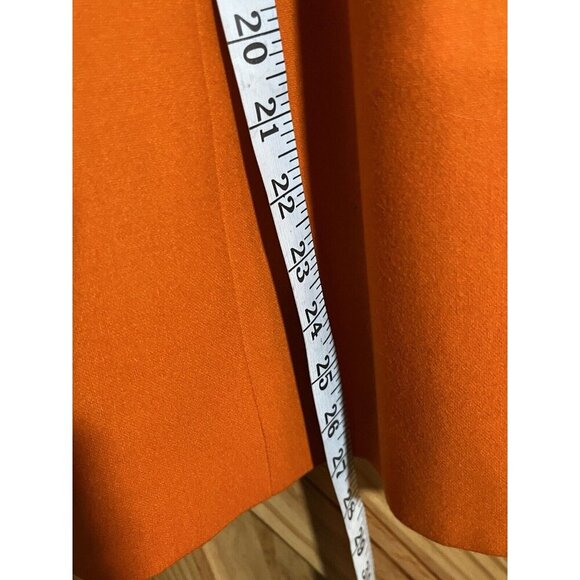 Women's Classic Blazer Orange Fall Halloween Workwear **SEE MEASUREMENTS** - Picture 9 of 9